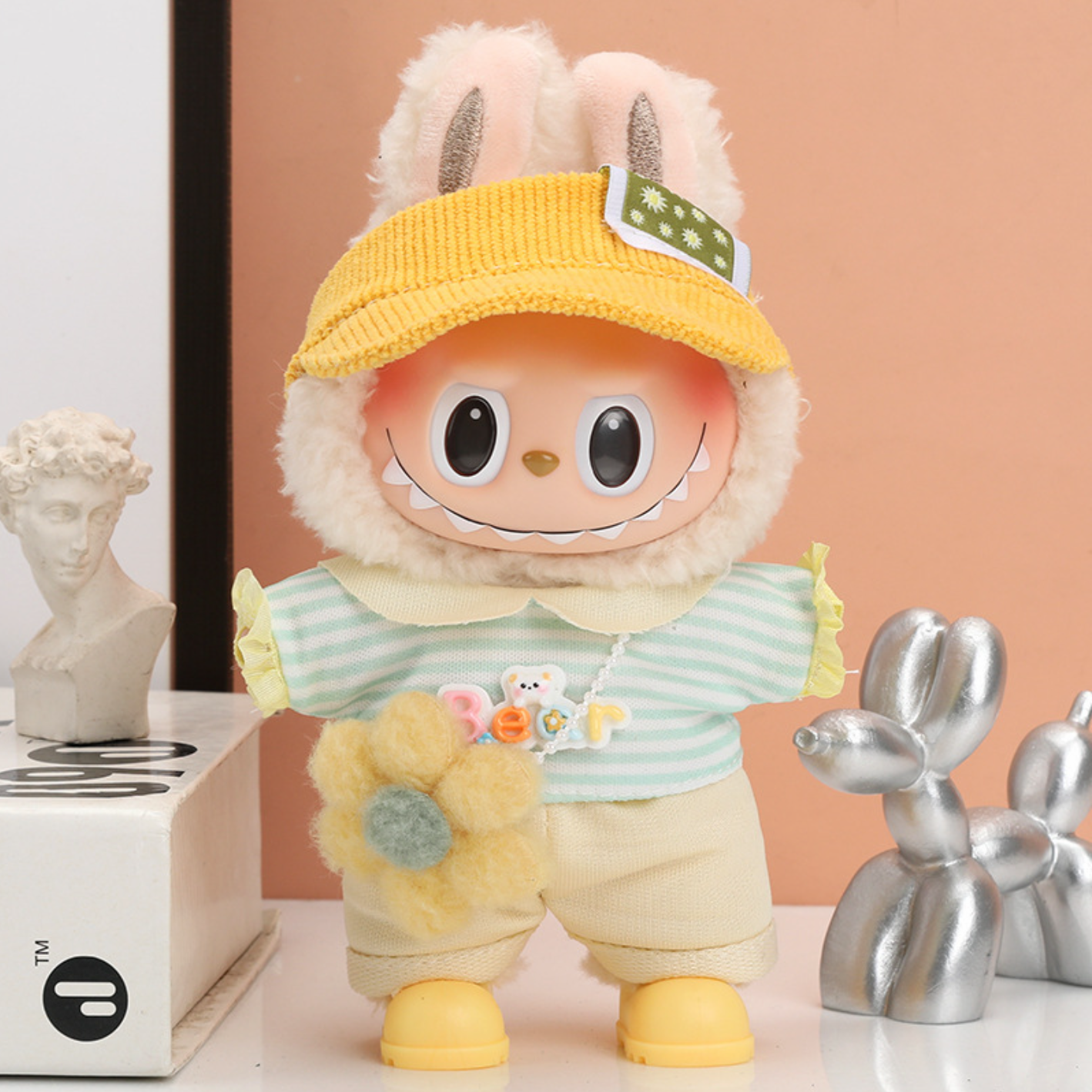 labubu 17cm spring clothes no doll