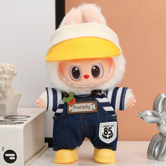 labubu  17cm spring clothes no doll