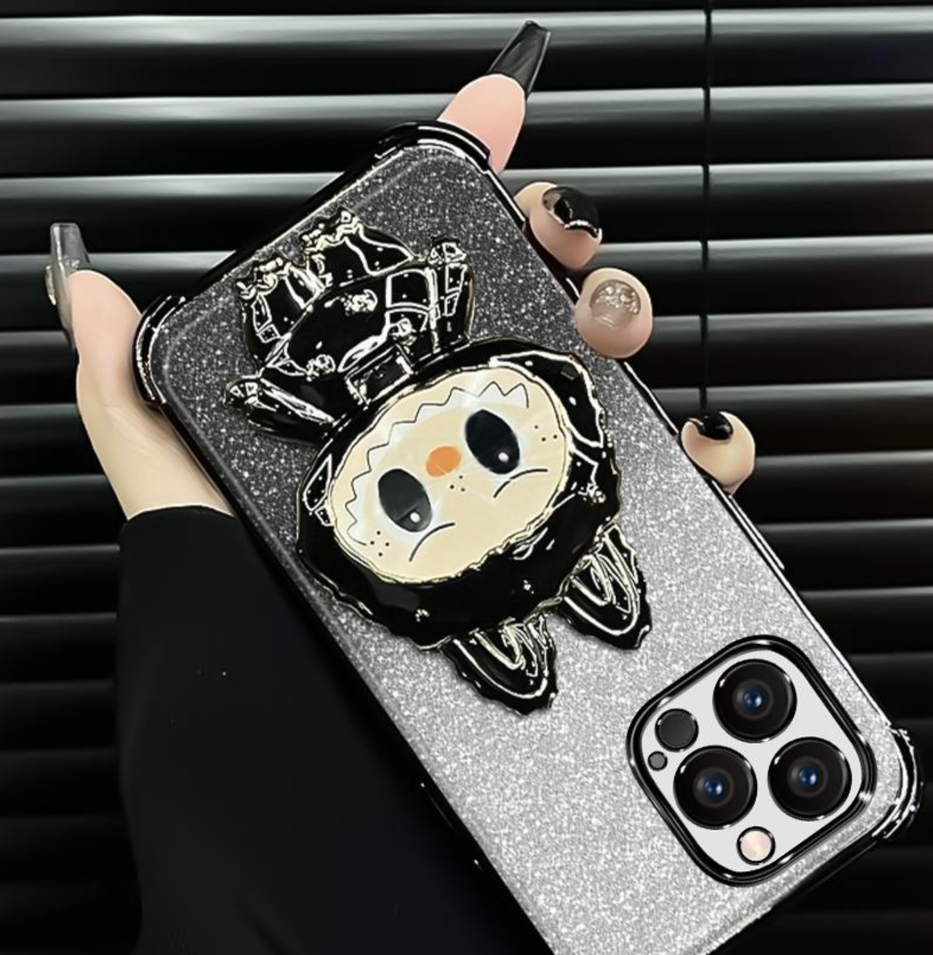 labubu phone case with mirror anti-drop
