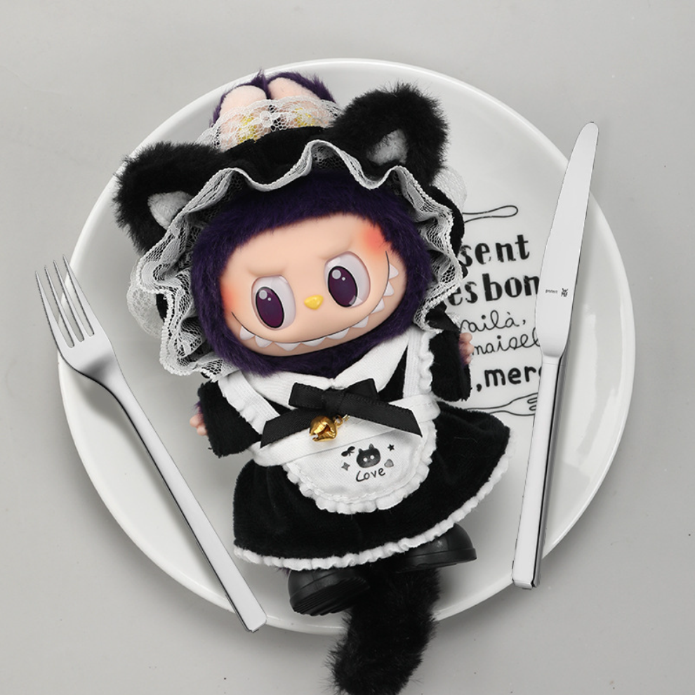 labubu  17cm spring clothes no doll