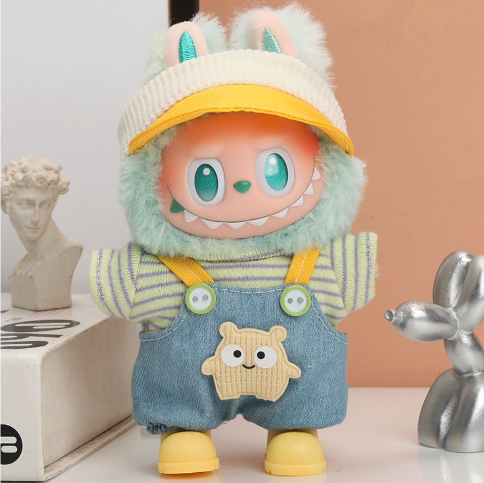 labubu  17cm spring clothes no doll