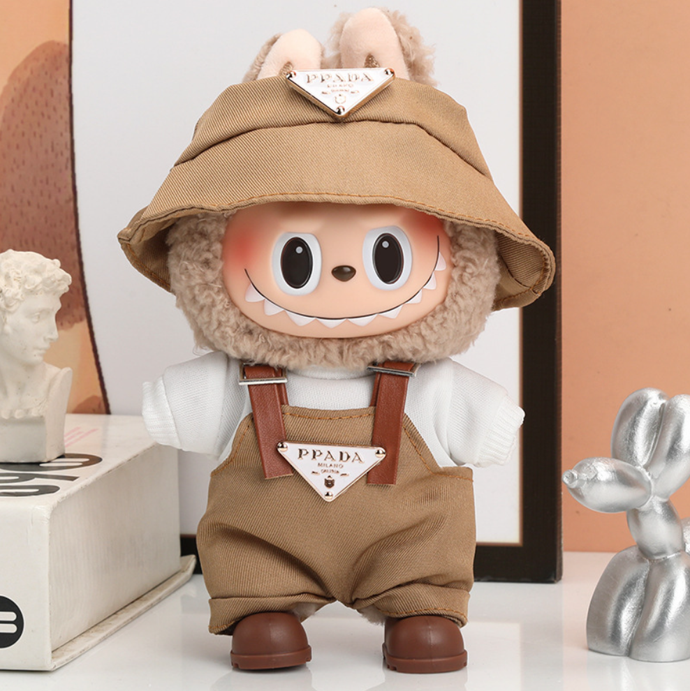labubu  17cm spring clothes no doll