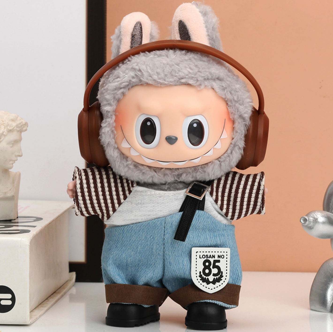 labubu  17cm spring clothes no doll