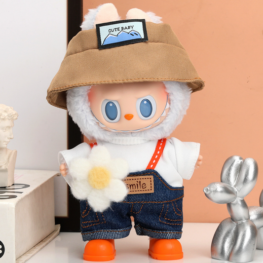 labubu  17cm spring clothes no doll
