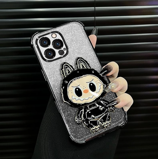 labubu phone case with mirror anti-drop