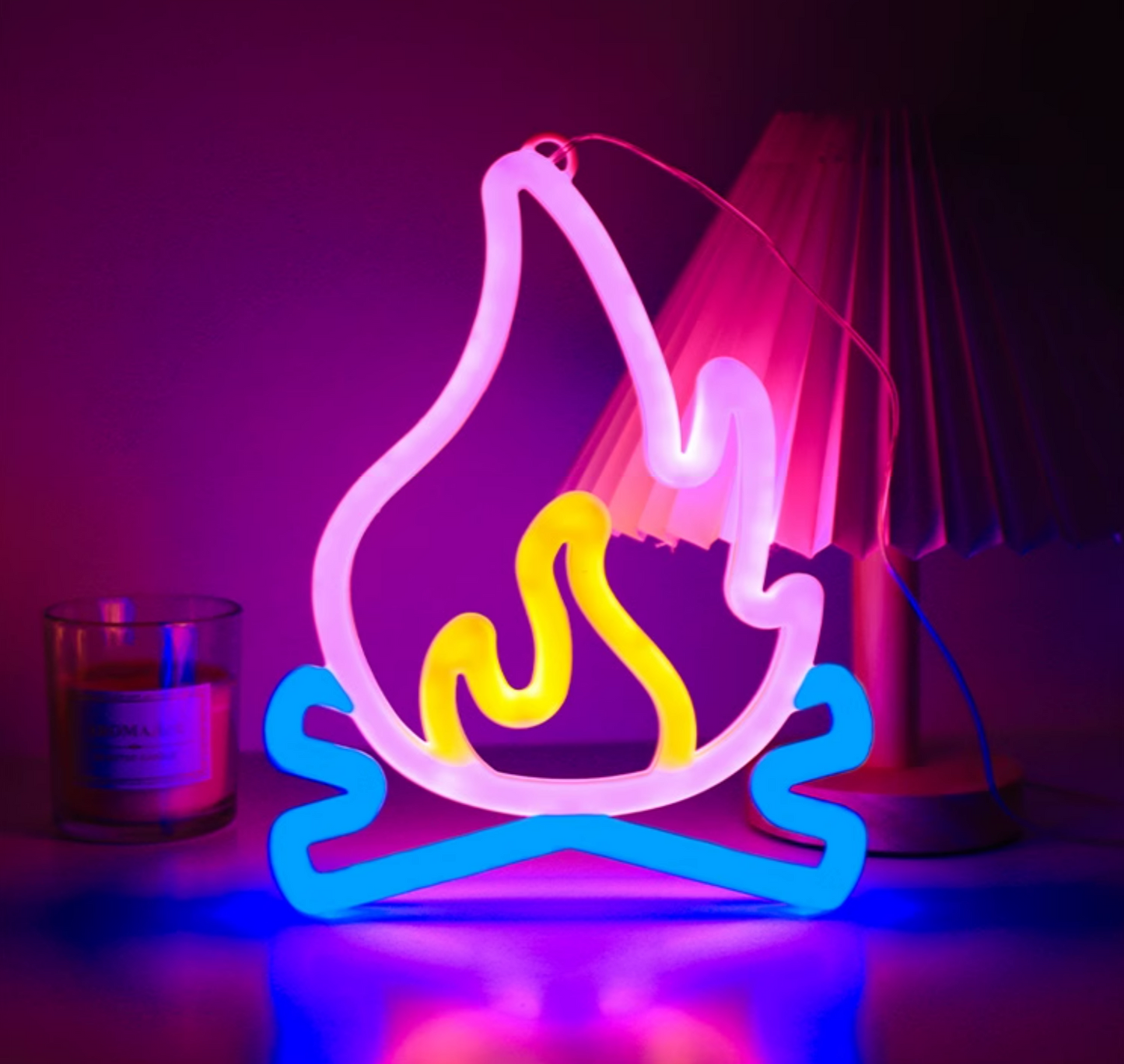 artistic atmosphere neon sign