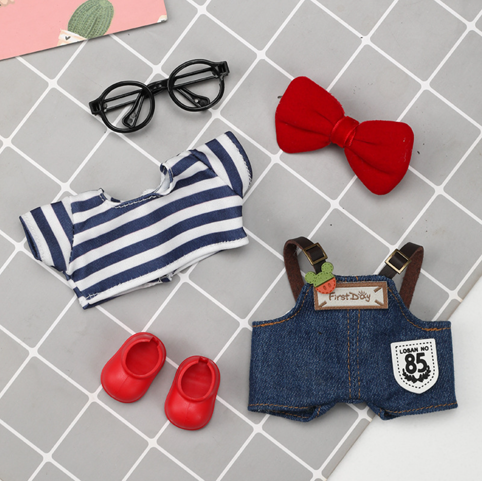labubu  17cm spring clothes no doll