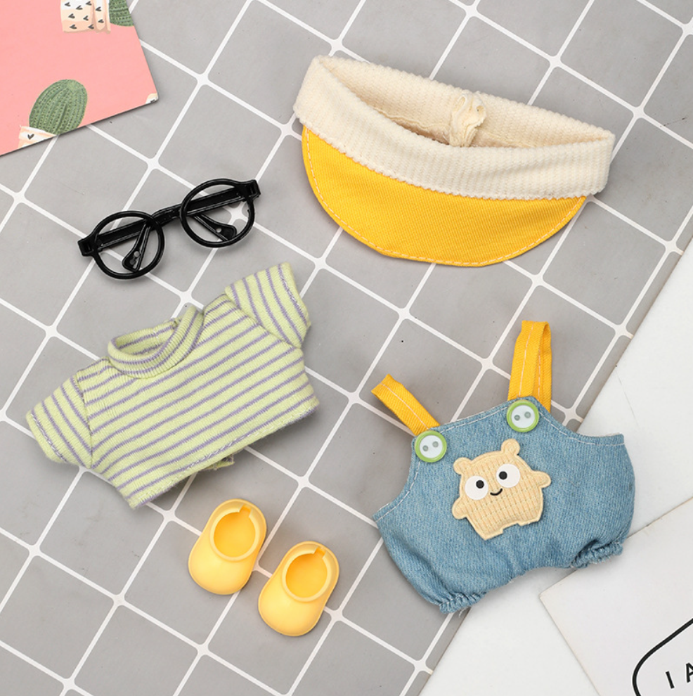labubu  17cm spring clothes no doll