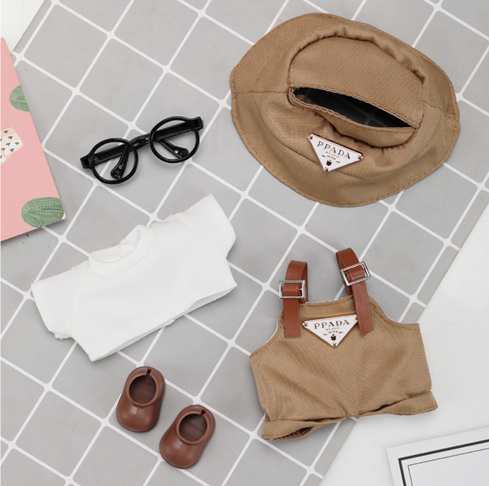 labubu  17cm spring clothes no doll