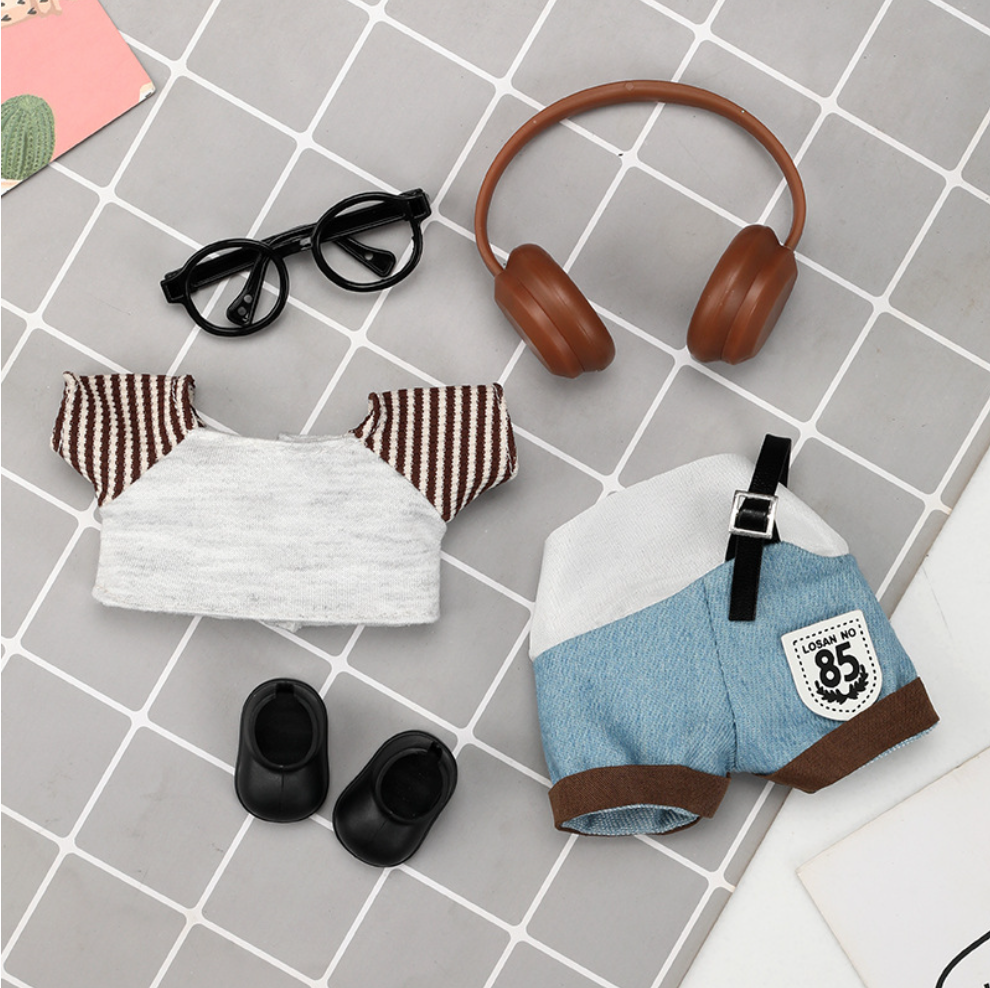 labubu  17cm spring clothes no doll